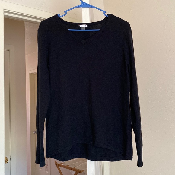 Smartwool Sweaters - Smartwool Merino Wool V Neck Black Sweater Size Large